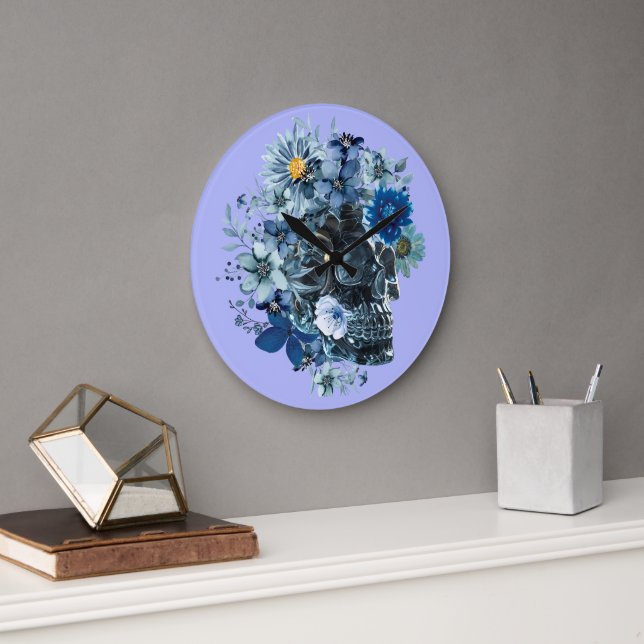 BLUE REVERIE LARGE CLOCK (Office)