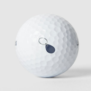 Blue RFID key fob Golf Balls