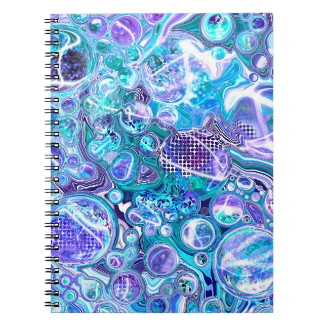 Blue Rhapsody | Abstract Art Notebook (Front)