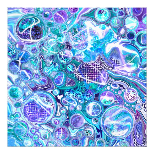 Blue Rhapsody | Abstract Art Photo Print (Front)