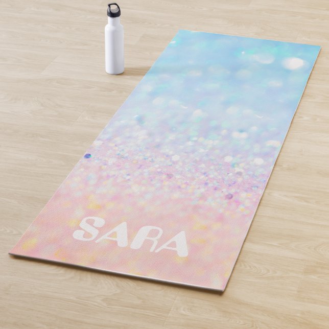 Blue  rhapsody meditation yoga mat (In Situ)