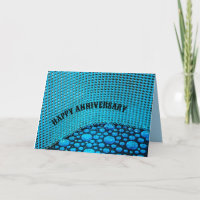 Blue rhinestone jewels impress the anniversary
