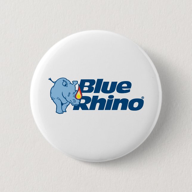Blue Rhino 6 Cm Round Badge (Front)