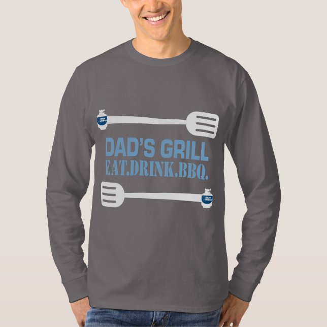 Blue Rhino "Dad's Grill" Long Sleeve T-Shirt (Front)