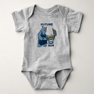 Blue Rhino "Future Griller" Baby Bodysuit