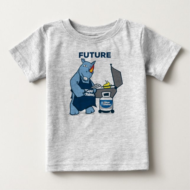 Blue Rhino "Future Griller" Baby T-Shirt (Front)