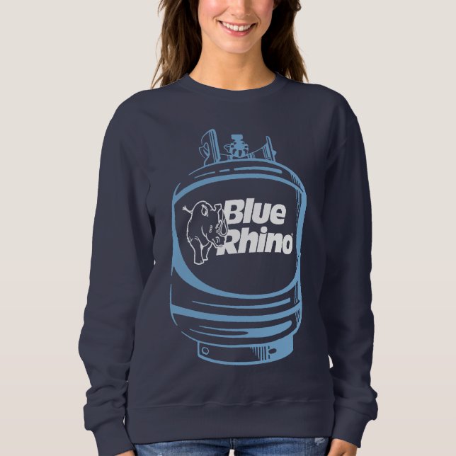 Blue Rhino "Tank" Dark Women's Sweatshirt (Front)