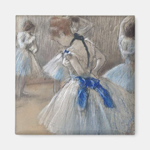 Blue Ribbon Dancer Edgar Degas Magnet