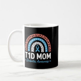 Blue Ribbon Diabetes Awareness Illustration Coffee Mug