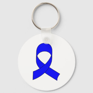 Blue Ribbon Drawing Key Ring