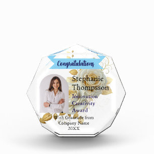 Blue Ribbon Elegant Universal Creativity Award  Photo Block
