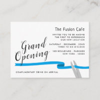 Blue Ribbon, Grand Opening Ceremony