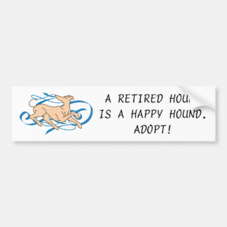 Blue Ribbon Hound Bumper Sticker