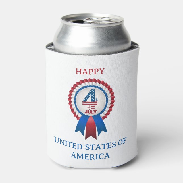 Blue Ribbon Liberty Can Cooler (Can Front)