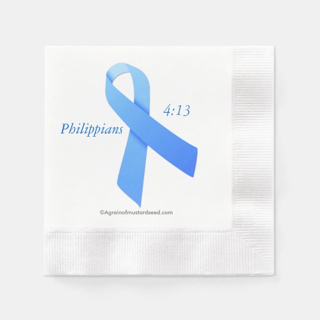 Blue Ribbon Napkin (Front)