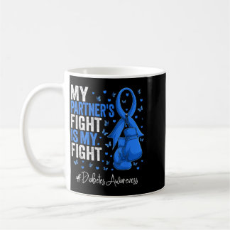 Blue Ribbon Partner Diabetes Awareness Coffee Mug