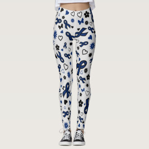 Blue Ribbons Multi...Epstein Barr Leggings