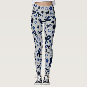 Blue Ribbons Multi...RA Leggings