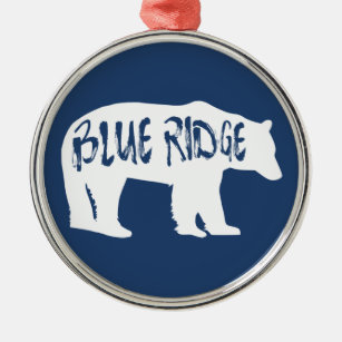 Blue Ridge Bear Metal Tree Decoration