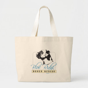 Blue Ridge Boxer Rescue Large Tote Bag