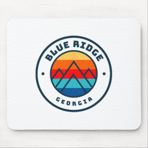 Blue Ridge Georgia Skiing Snowboarding Family Ski  Mouse Pad