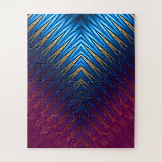 Blue Ridge Gold Jigsaw Puzzle (Vertical)