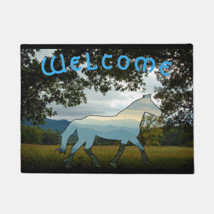 Blue Ridge Horse Cades Cove Doormat