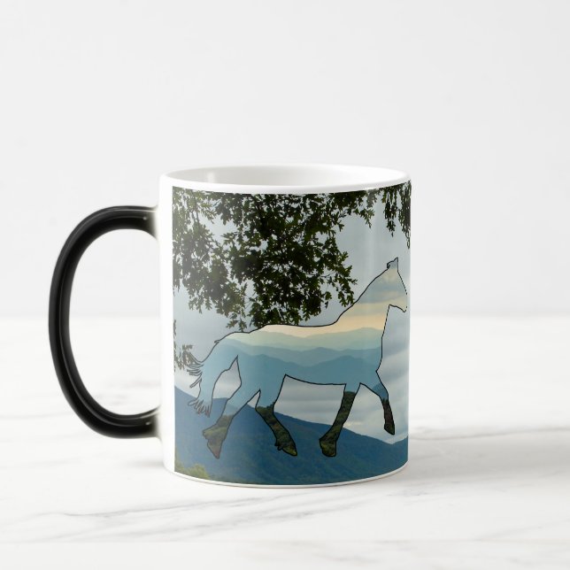Blue Ridge Horse Cades Cove Magic Mug (Left)