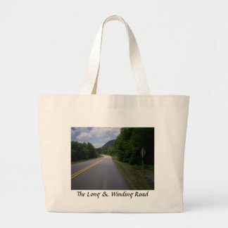 Blue Ridge Motorcycle Ride 10 Large Tote Bag