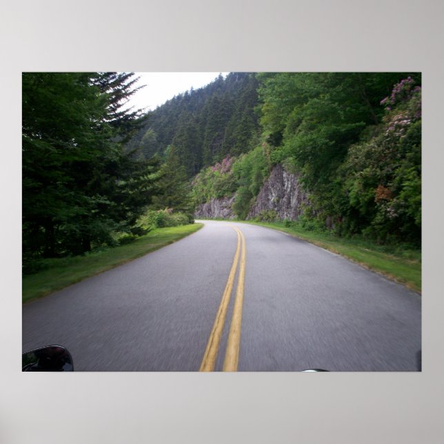 Blue Ridge Motorcycle Ride 8 Poster (Front)