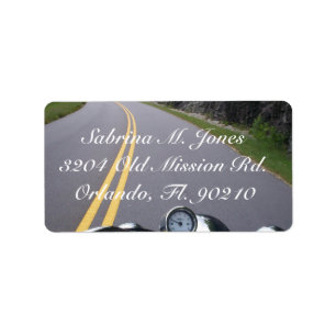 Blue Ridge Motorcycle Ride Label