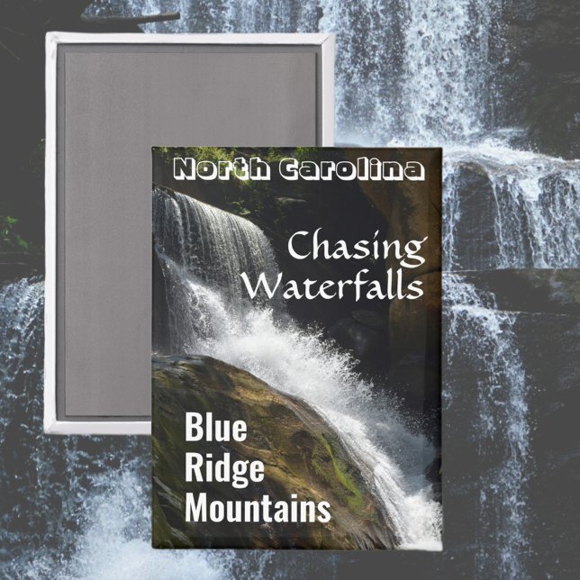 Blue Ridge Mountain Chasing Waterfalls NC Magnet (Creator Uploaded)