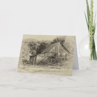 Blue Ridge Mountain Country Greeting Card