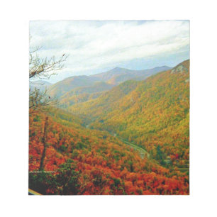 Blue Ridge Mountain Range of North Carolina Notepad