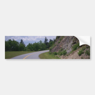 Blue Ridge Mountain Rock Road Bumper Sticker