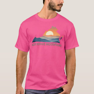 Blue Ridge Mountain Sunset In Virginia Active T-Shirt