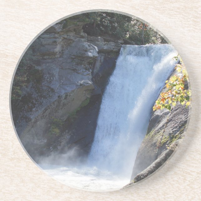 Blue Ridge Mountain Waterfall Coaster (Front)