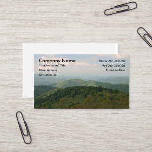 Blue Ridge Mountains Business Card
