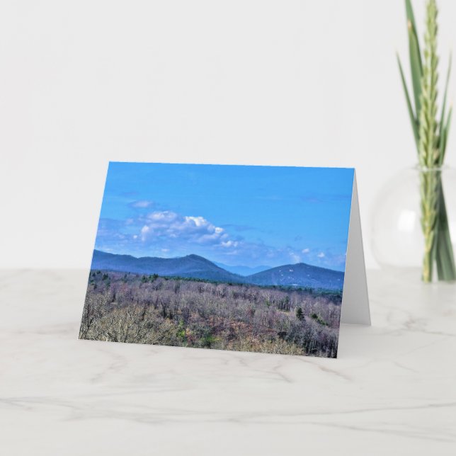 Blue Ridge Mountains, card (Front)