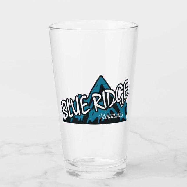 Blue Ridge Mountains Glass (Front)
