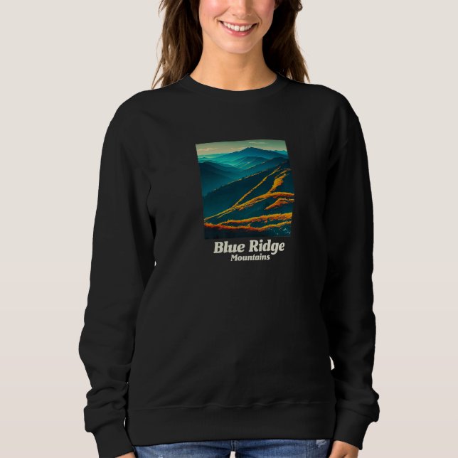 Blue Ridge Mountains Graphic Sweatshirt (Front)