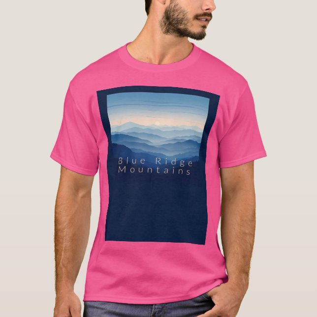 Blue Ridge Mountains Graphic T-Shirt (Front)