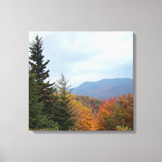 Blue Ridge Mountains in Fall Canvas Print (Front)