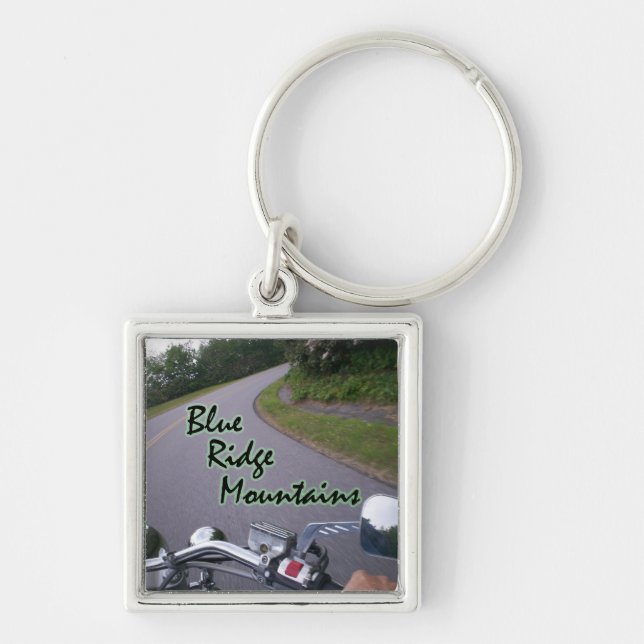Blue Ridge Mountains Key Ring (Front)