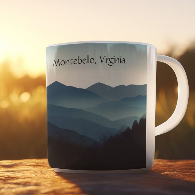 Blue Ridge Mountains, Montebello customisable Coffee Mug (Creator Uploaded)