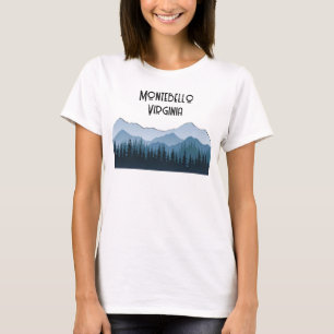 Blue Ridge Mountains, Montebello customisable T-Shirt