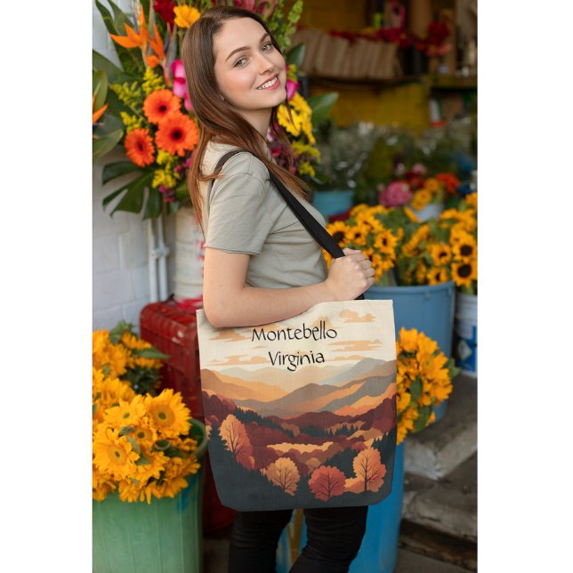 Blue Ridge Mountains, Montebello customisable Tote Bag (Creator Uploaded)