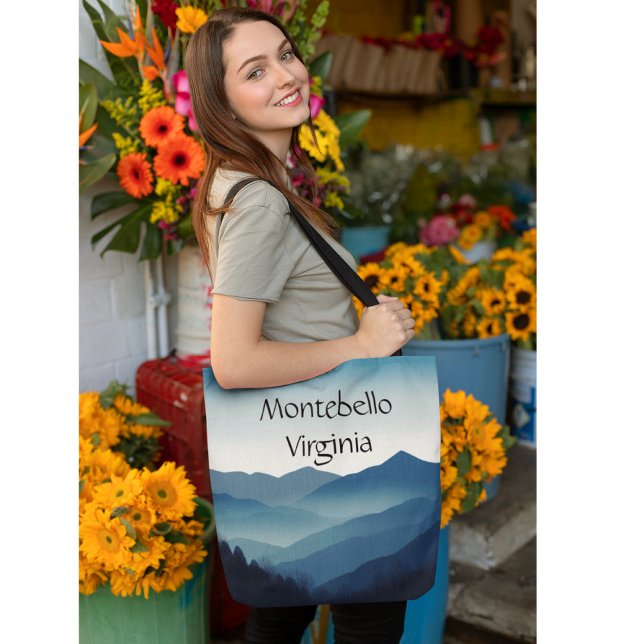 Blue Ridge Mountains, Montebello customisable Tote Bag (Creator Uploaded)
