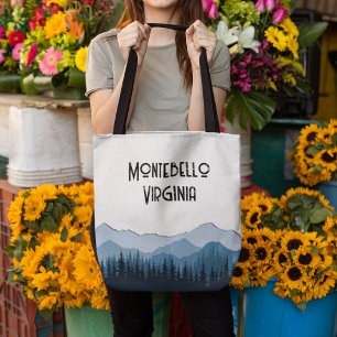 Blue Ridge Mountains, Montebello customisable Tote Bag