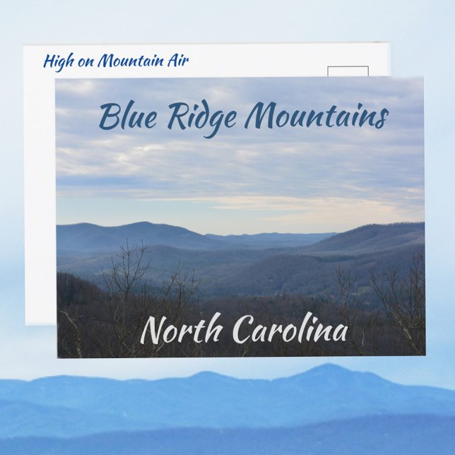 Blue Ridge Mountains NC Mountain Air Photographic Postcard (Creator Uploaded)